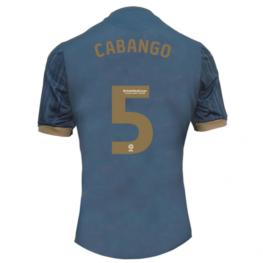 Mujer Fútbol Camiseta Ben Cabango #5 Verde Azulado Oscuro 2ª Equipación 2023/24 México