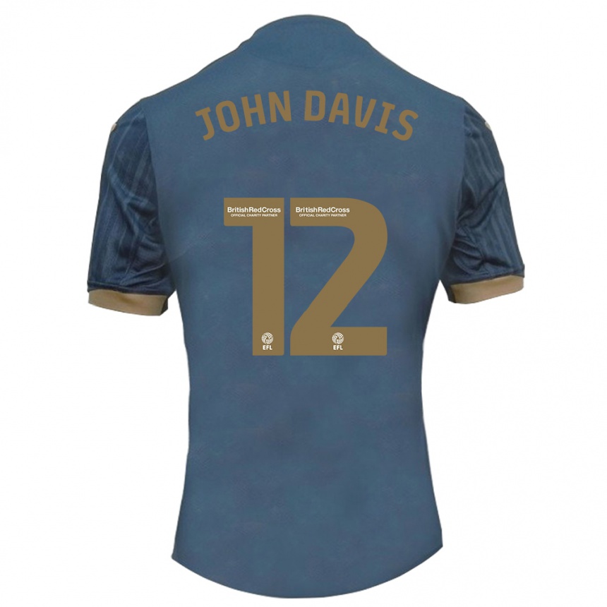 Mujer Fútbol Camiseta Stacey John-Davis #12 Verde Azulado Oscuro 2ª Equipación 2023/24 México