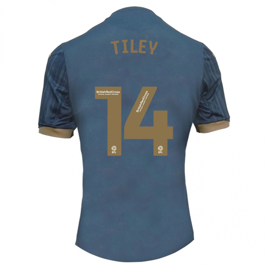 Mujer Fútbol Camiseta Chloe Tiley #14 Verde Azulado Oscuro 2ª Equipación 2023/24 México