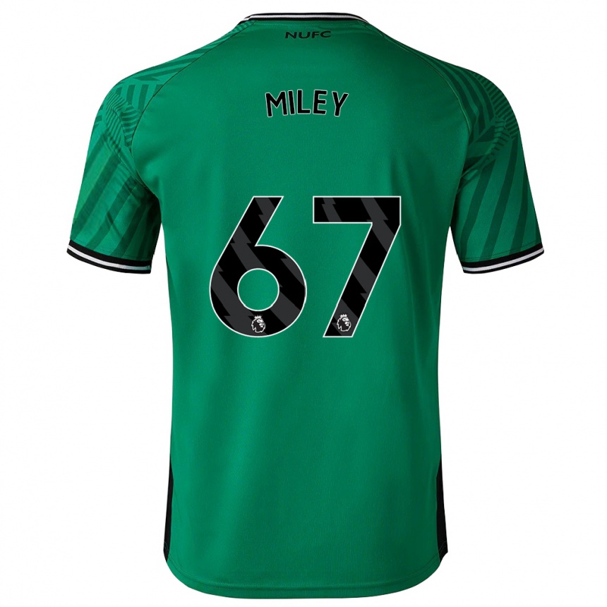 Mujer Fútbol Camiseta Lewis Miley #67 Verde 2ª Equipación 2023/24 México