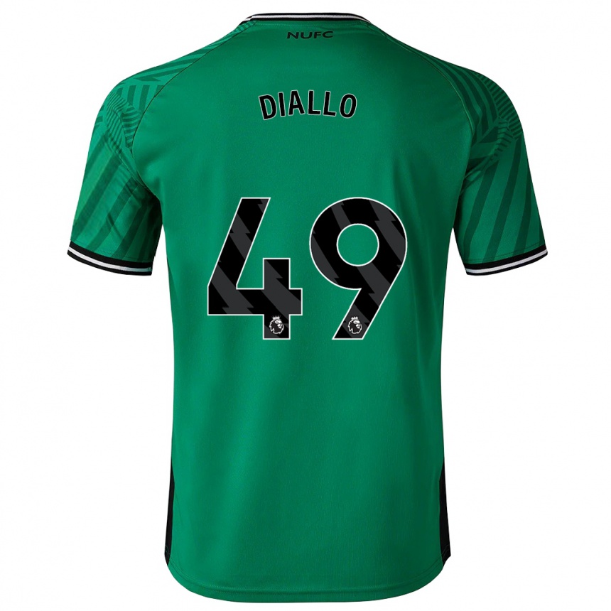 Mujer Fútbol Camiseta Amadou Diallo #49 Verde 2ª Equipación 2023/24 México