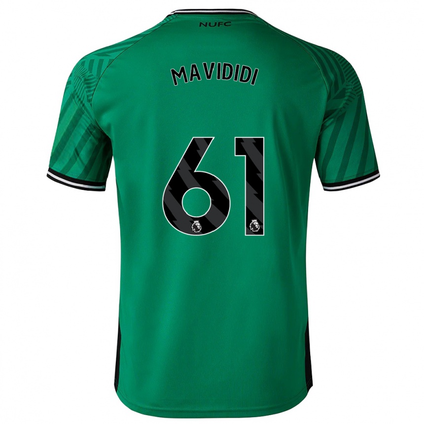 Mujer Fútbol Camiseta Shaun Mavididi #61 Verde 2ª Equipación 2023/24 México