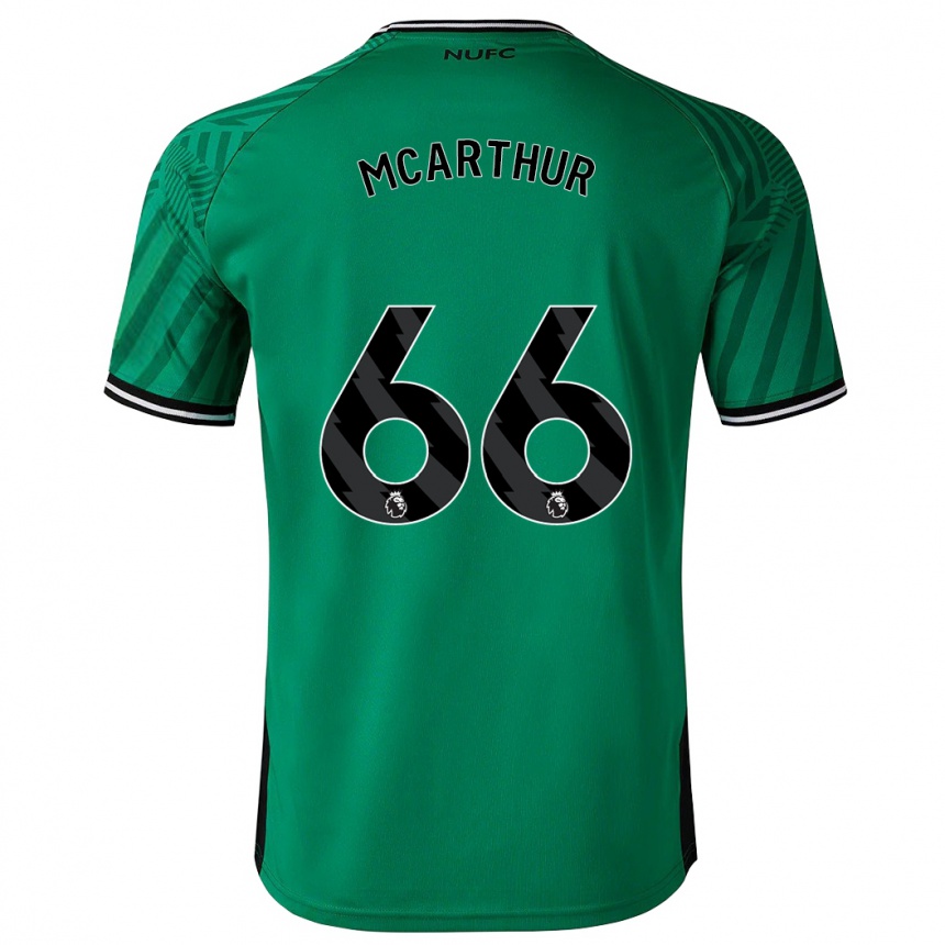 Mujer Fútbol Camiseta Charlie Mcarthur #66 Verde 2ª Equipación 2023/24 México
