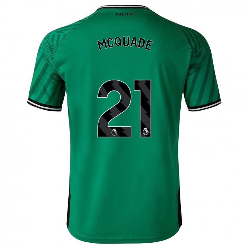 Mujer Fútbol Camiseta Jasmine Mcquade #21 Verde 2ª Equipación 2023/24 México