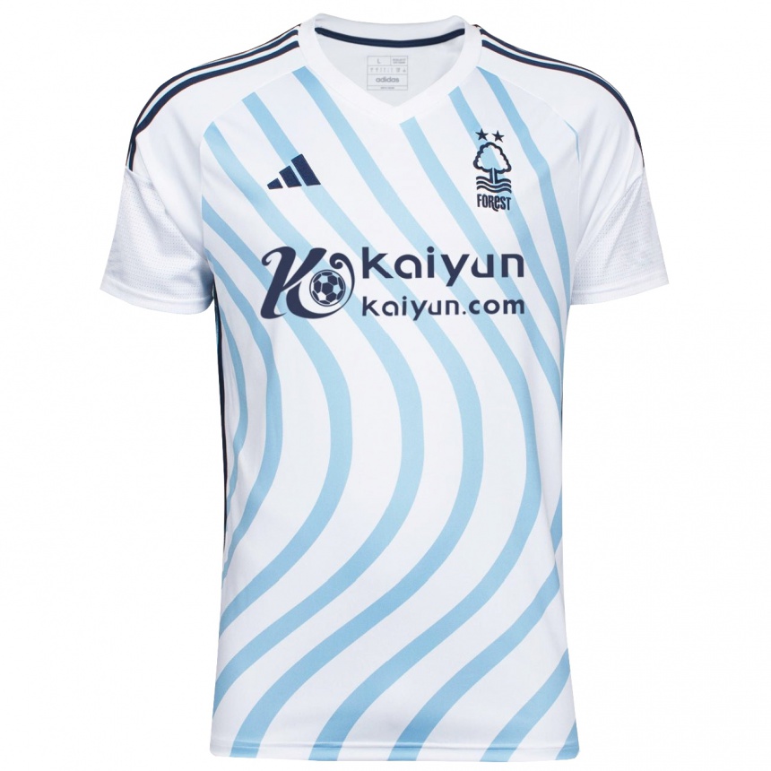 Mujer Fútbol Camiseta Chris Wood #11 Blanco Azul 2ª Equipación 2023/24 México