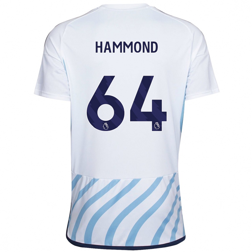 Mujer Fútbol Camiseta Ben Hammond #64 Blanco Azul 2ª Equipación 2023/24 México