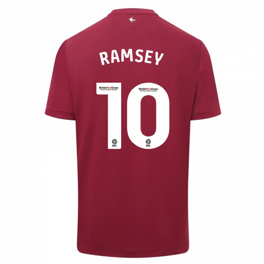 Mujer Fútbol Camiseta Aaron Ramsey #10 Rojo 2ª Equipación 2023/24 México