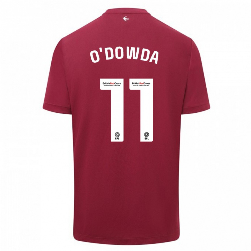 Mujer Fútbol Camiseta Callum O'dowda #11 Rojo 2ª Equipación 2023/24 México