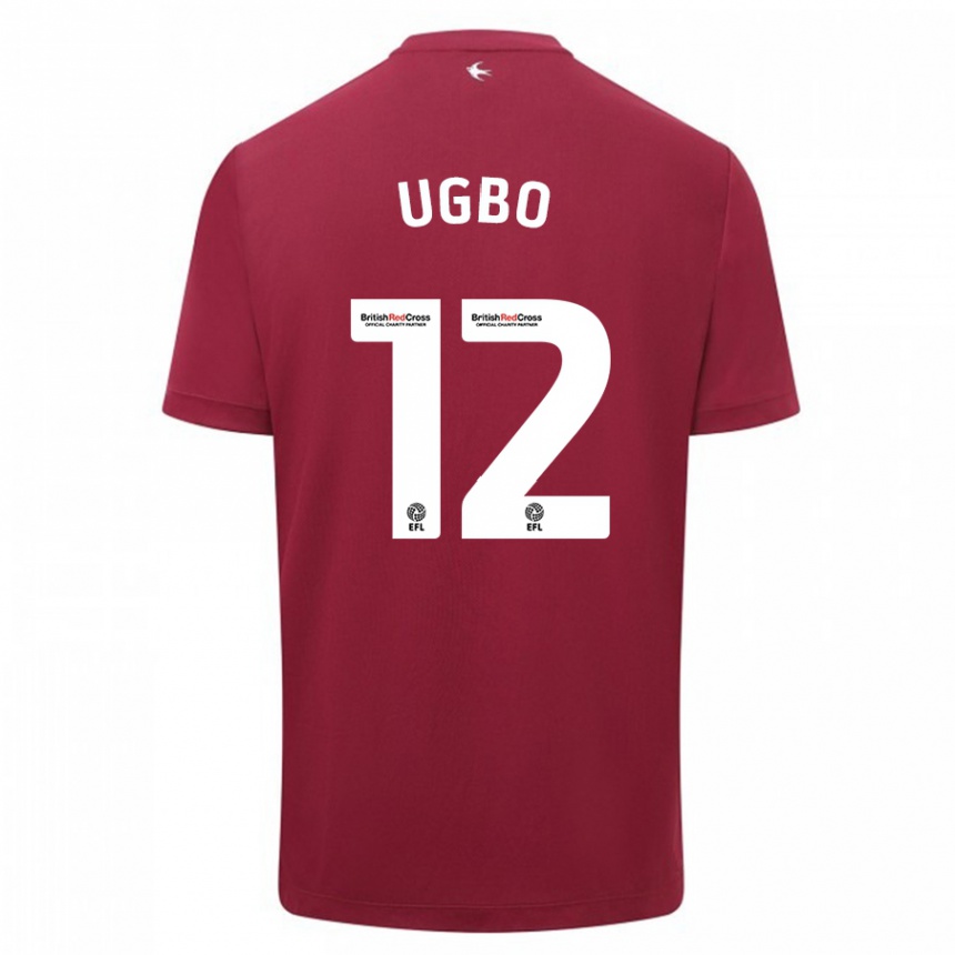 Mujer Fútbol Camiseta Iké Ugbo #12 Rojo 2ª Equipación 2023/24 México