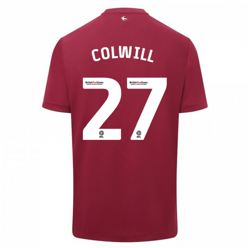 Mujer Fútbol Camiseta Rubin Colwill #27 Rojo 2ª Equipación 2023/24 México
