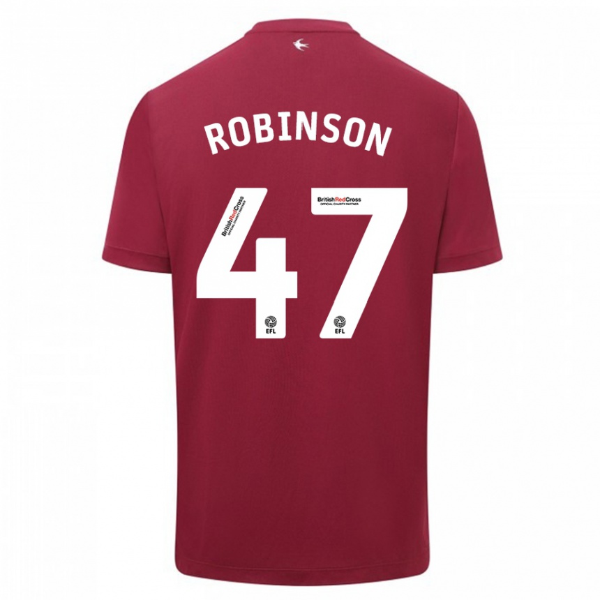 Mujer Fútbol Camiseta Callum Robinson #47 Rojo 2ª Equipación 2023/24 México