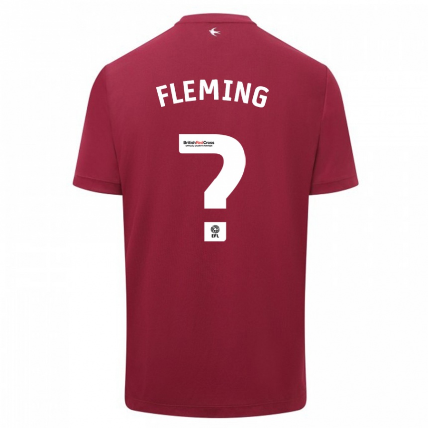 Mujer Fútbol Camiseta Cole Fleming #0 Rojo 2ª Equipación 2023/24 México