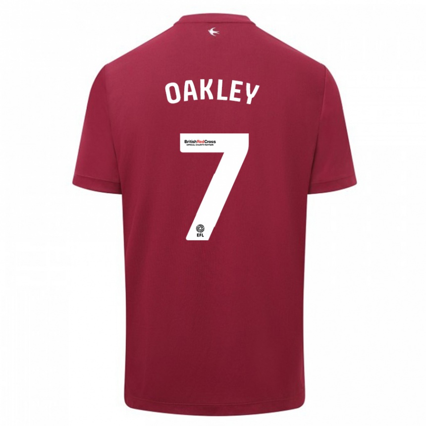 Mujer Fútbol Camiseta Rhianne Oakley #7 Rojo 2ª Equipación 2023/24 México
