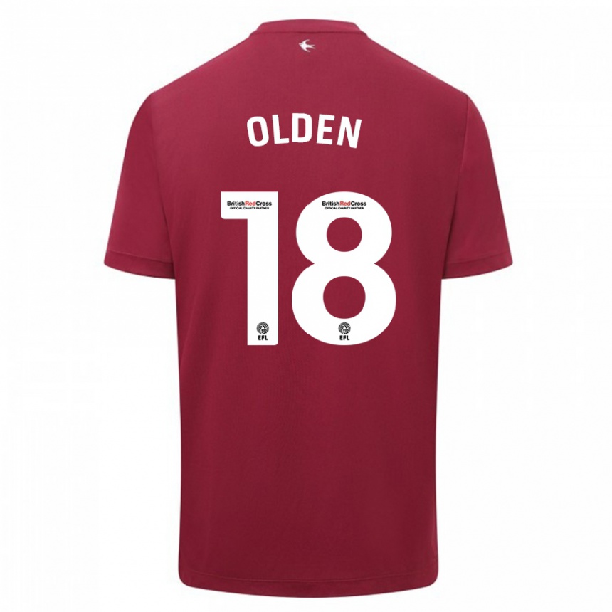 Mujer Fútbol Camiseta Mackenzie Olden #18 Rojo 2ª Equipación 2023/24 México