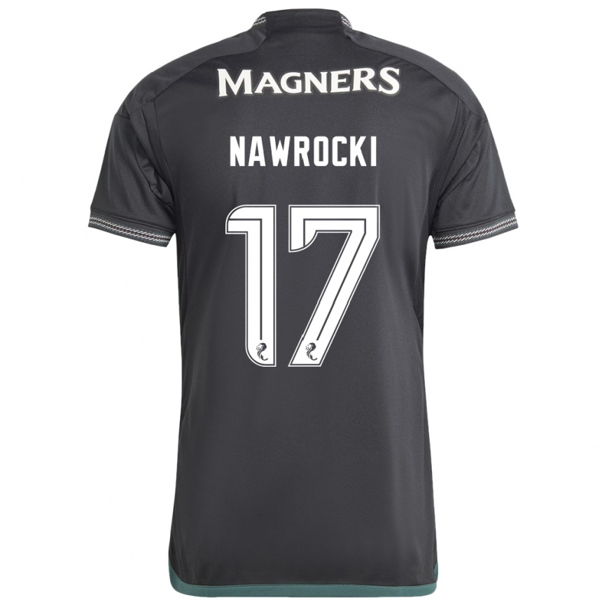 Mujer Fútbol Camiseta Maik Nawrocki #17 Negro 2ª Equipación 2023/24 México