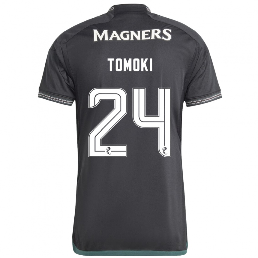 Mujer Fútbol Camiseta Tomoki Iwata #24 Negro 2ª Equipación 2023/24 México