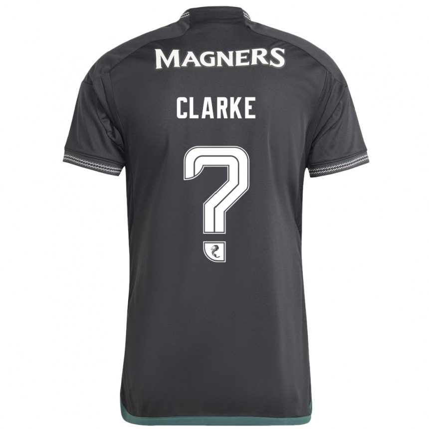 Mujer Fútbol Camiseta Josh Clarke #0 Negro 2ª Equipación 2023/24 México