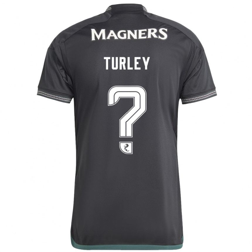 Mujer Fútbol Camiseta Francis Turley #0 Negro 2ª Equipación 2023/24 México