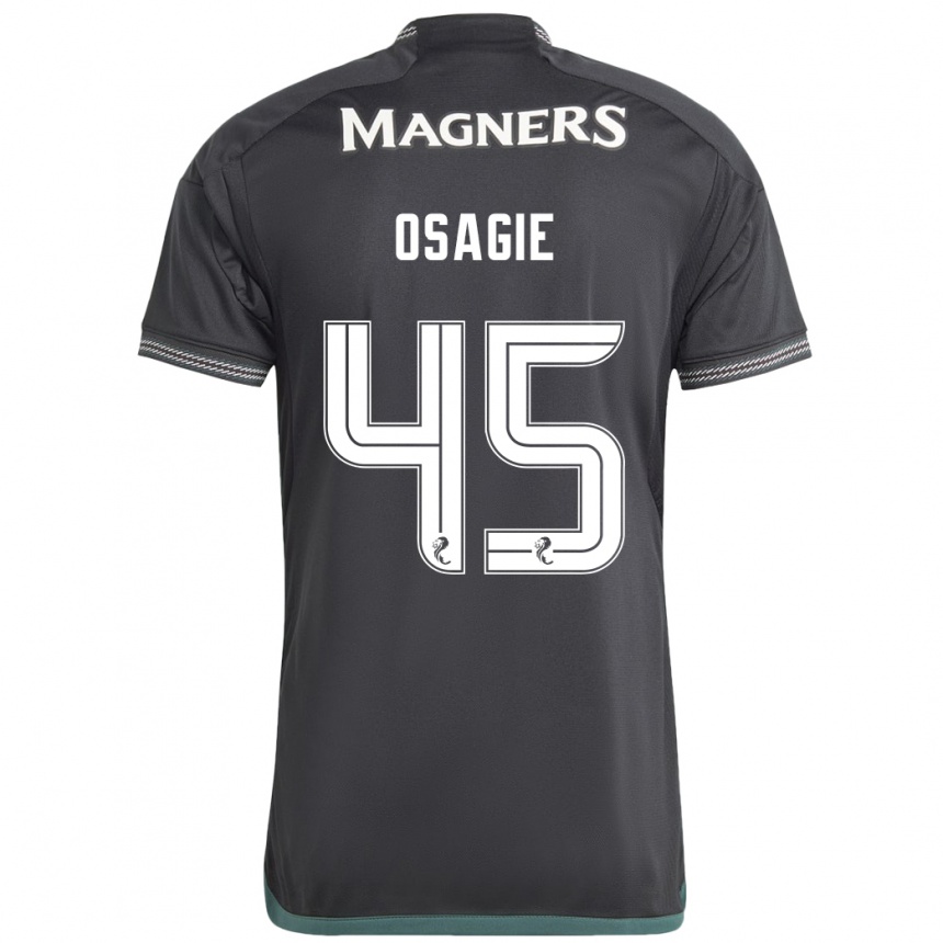Mujer Fútbol Camiseta Justin Osagie #45 Negro 2ª Equipación 2023/24 México