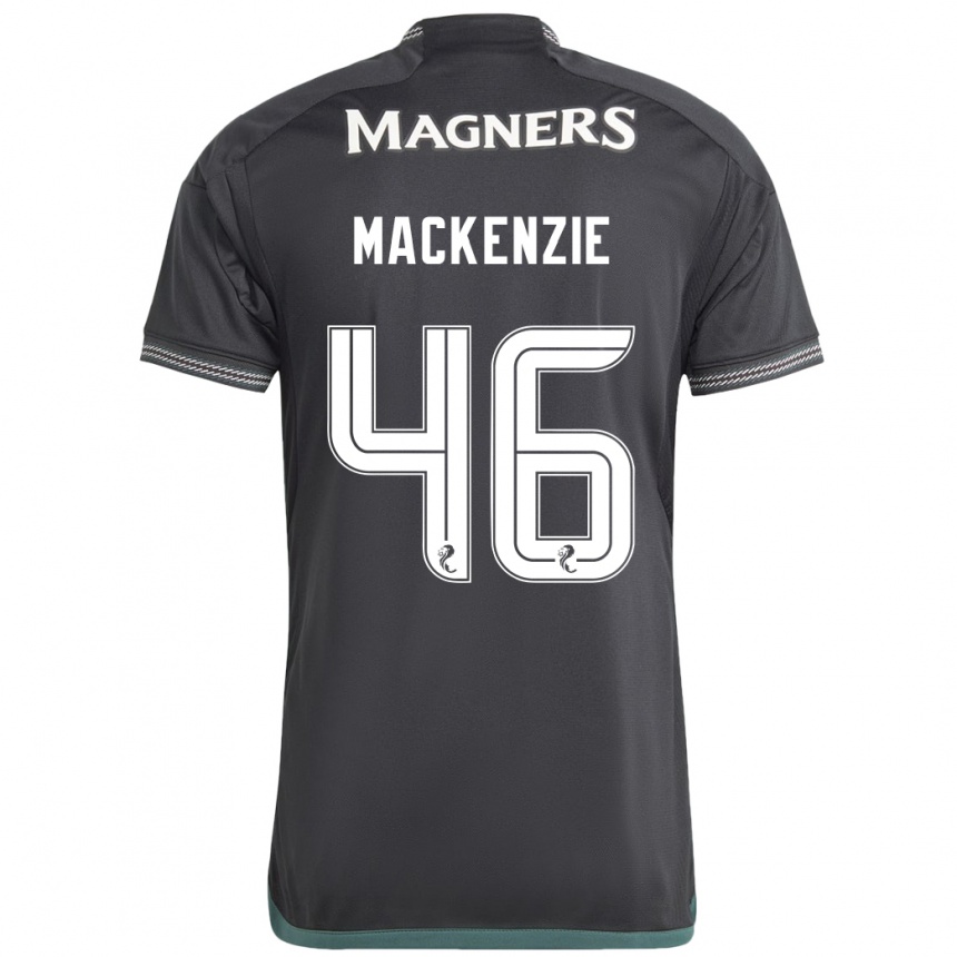 Mujer Fútbol Camiseta Magnus Mackenzie #46 Negro 2ª Equipación 2023/24 México