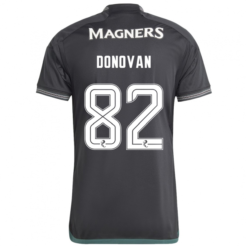 Mujer Fútbol Camiseta Colby Donovan #82 Negro 2ª Equipación 2023/24 México