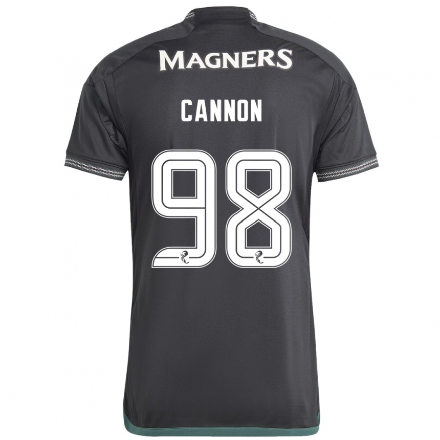 Mujer Fútbol Camiseta Aidan Cannon #98 Negro 2ª Equipación 2023/24 México