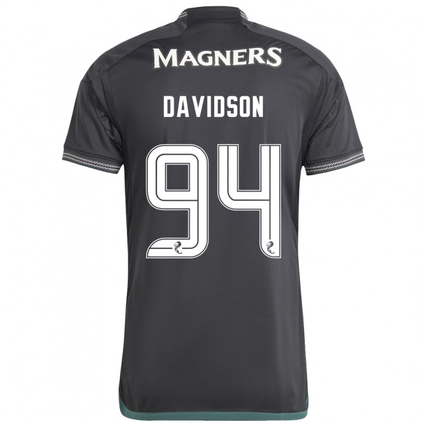 Mujer Fútbol Camiseta Alasdair Davidson #94 Negro 2ª Equipación 2023/24 México
