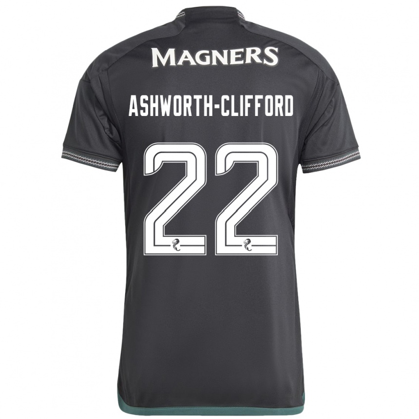 Mujer Fútbol Camiseta Lucy Ashworth-Clifford #22 Negro 2ª Equipación 2023/24 México