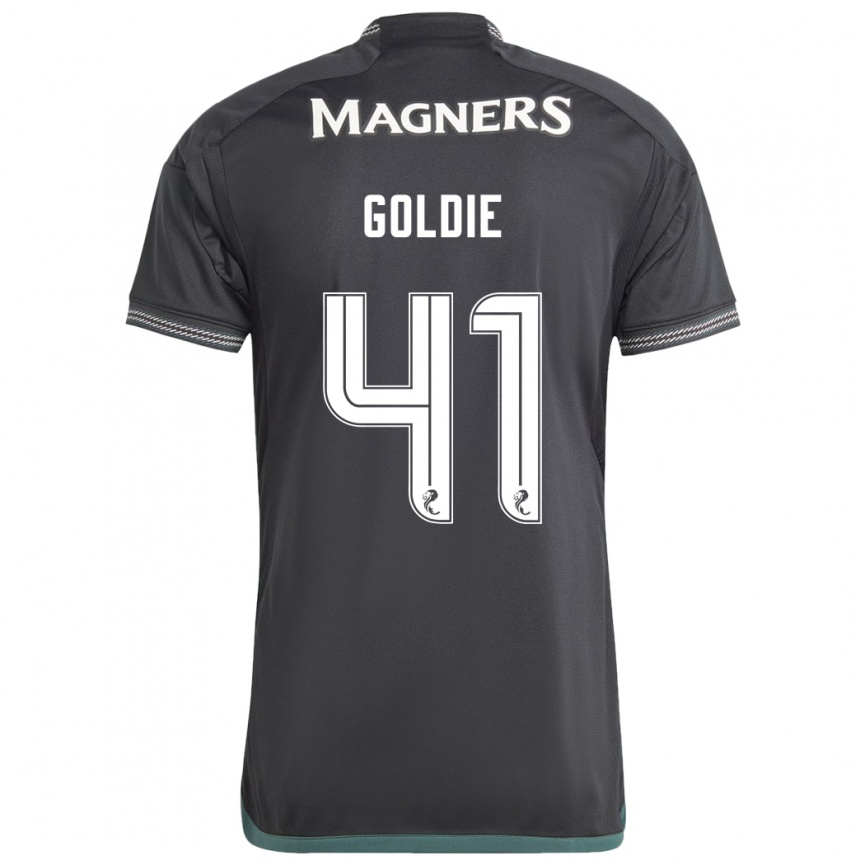 Mujer Fútbol Camiseta Clare Goldie #41 Negro 2ª Equipación 2023/24 México