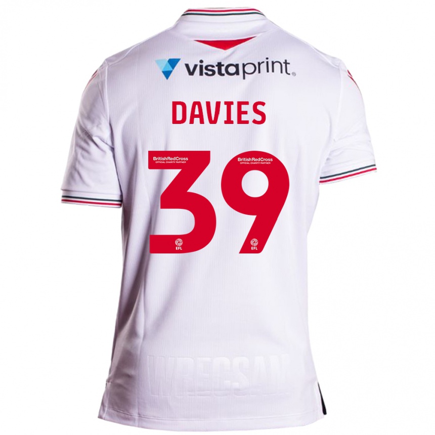 Mujer Fútbol Camiseta Daniel Davies #39 Blanco 2ª Equipación 2023/24 México