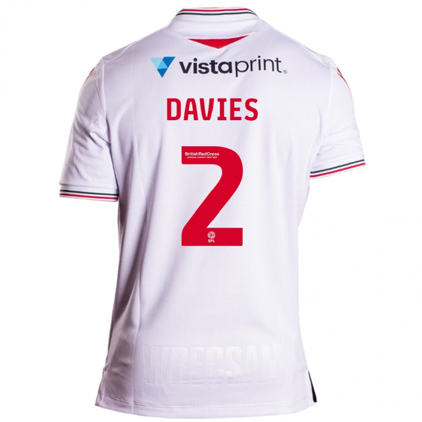 Mujer Fútbol Camiseta Phoebe Davies #2 Blanco 2ª Equipación 2023/24 México