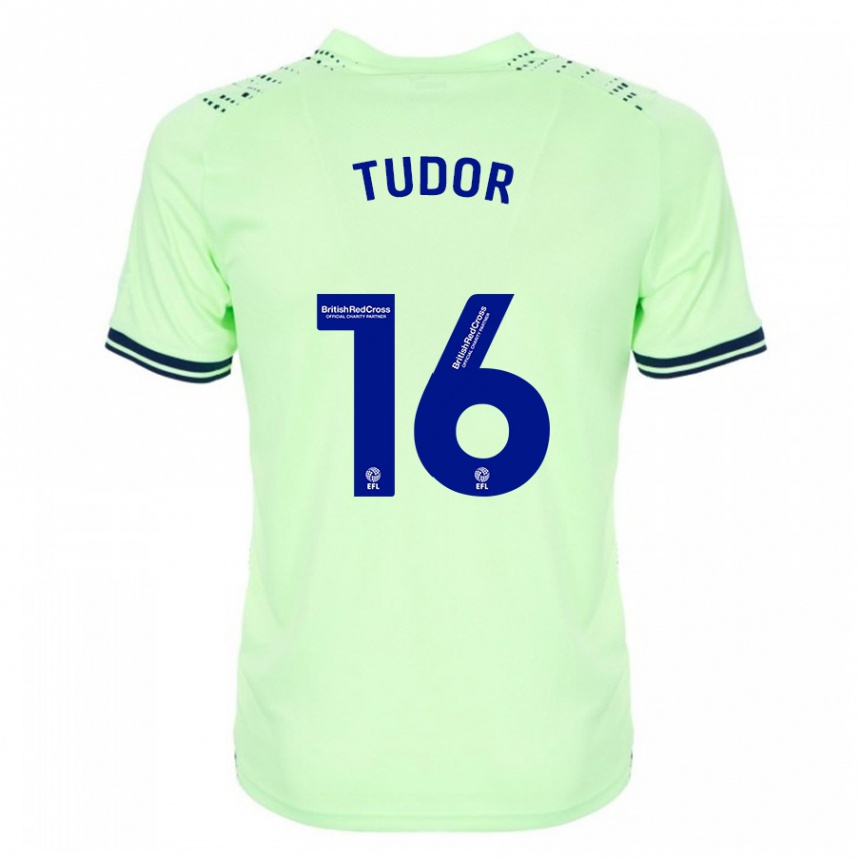 Mujer Fútbol Camiseta Sophie Tudor #16 Armada 2ª Equipación 2023/24 México