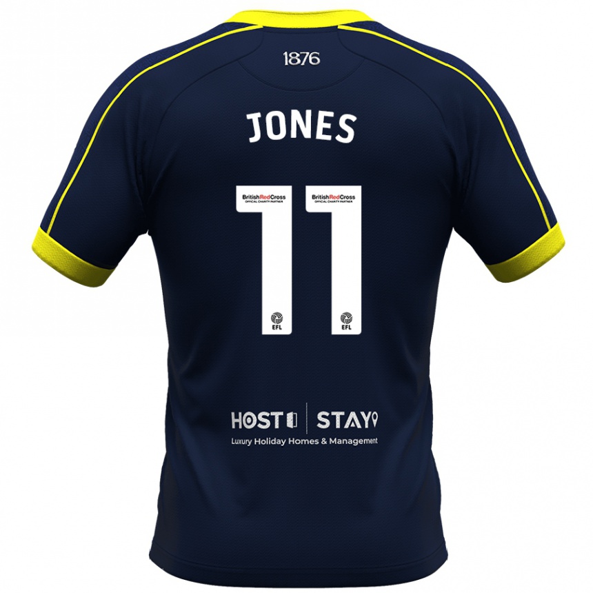 Mujer Fútbol Camiseta Isaiah Jones #11 Armada 2ª Equipación 2023/24 México