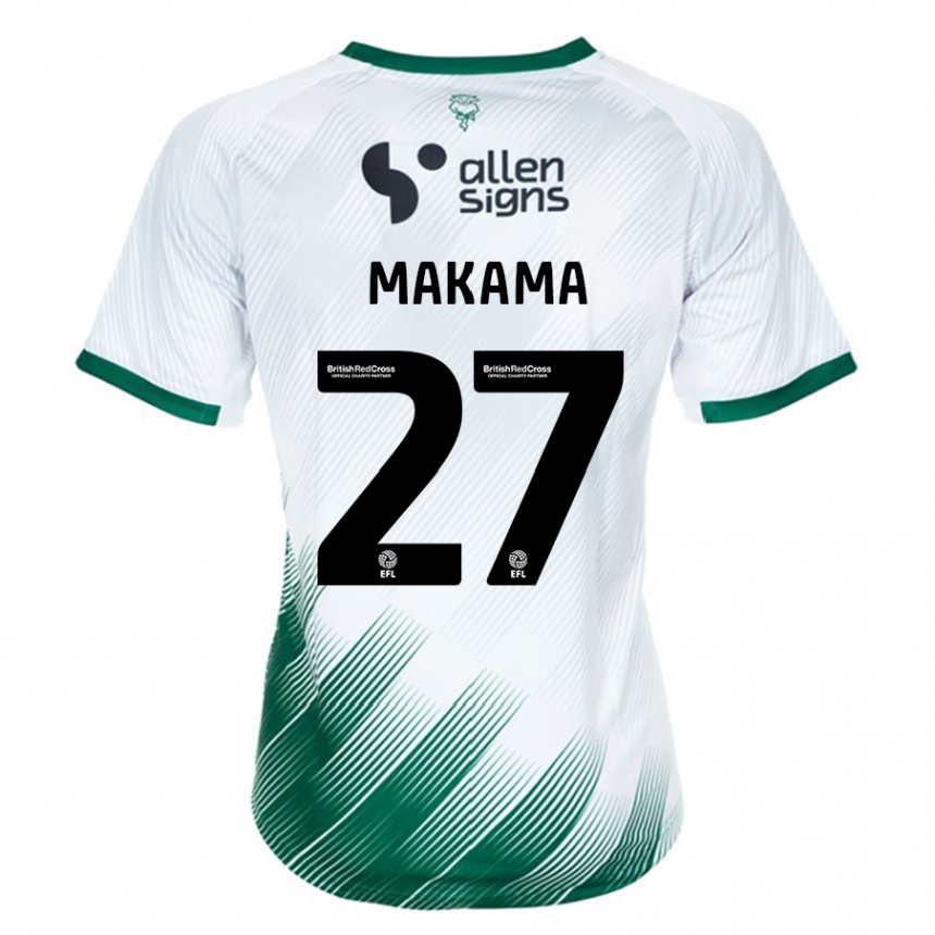 Mujer Fútbol Camiseta Jovon Makama #27 Blanco 2ª Equipación 2023/24 México