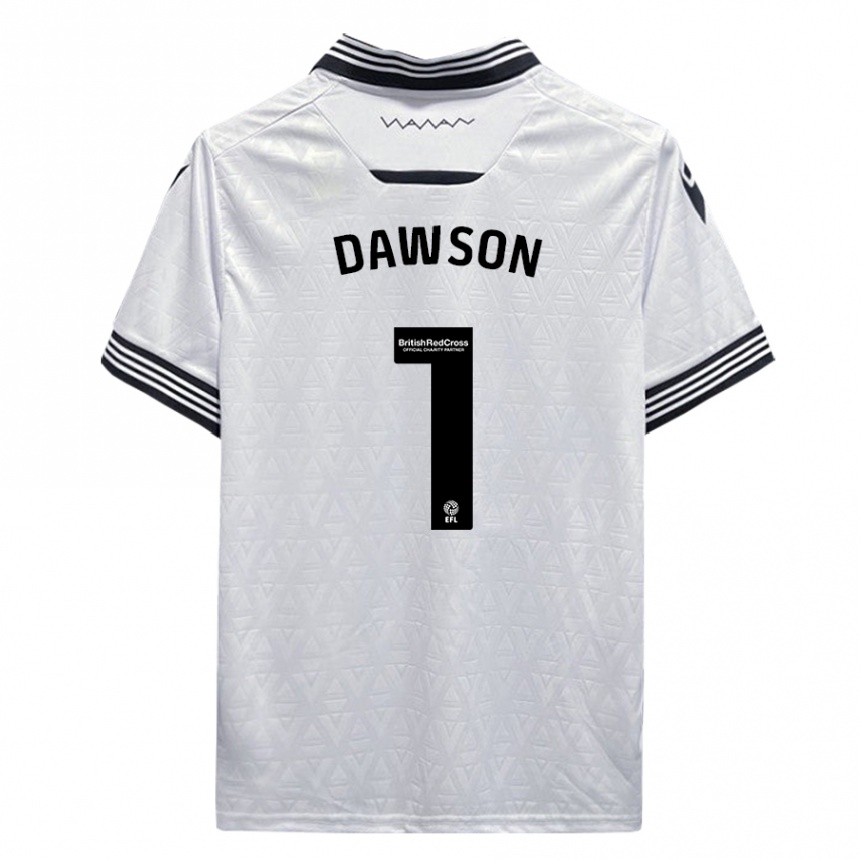 Mujer Fútbol Camiseta Cameron Dawson #1 Blanco 2ª Equipación 2023/24 México