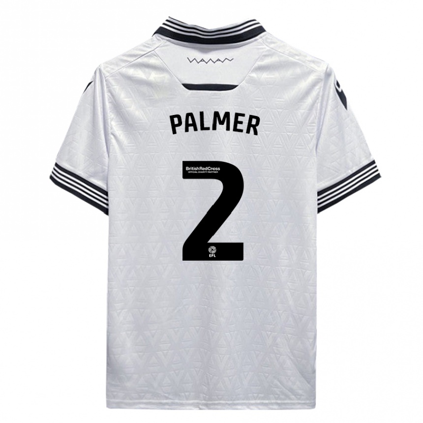 Mujer Fútbol Camiseta Liam Palmer #2 Blanco 2ª Equipación 2023/24 México