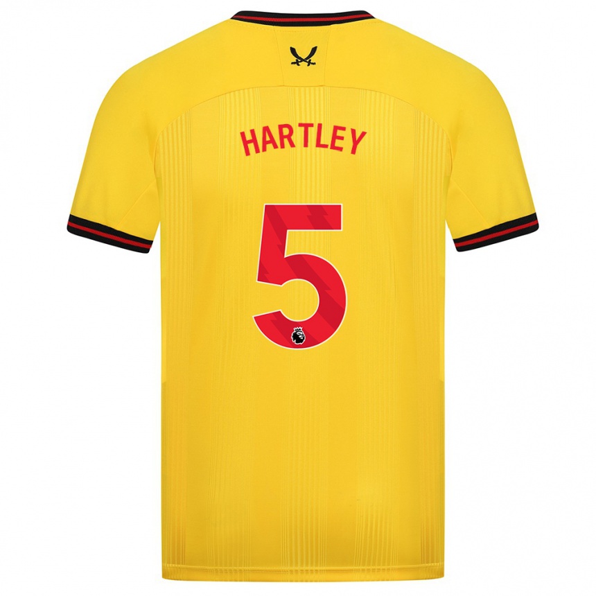 Mujer Fútbol Camiseta Naomi Hartley #5 Amarillo 2ª Equipación 2023/24 México