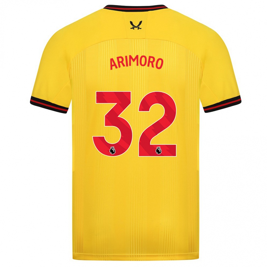 Mujer Fútbol Camiseta Juliet Khinde Adebowale-Arimoro #32 Amarillo 2ª Equipación 2023/24 México