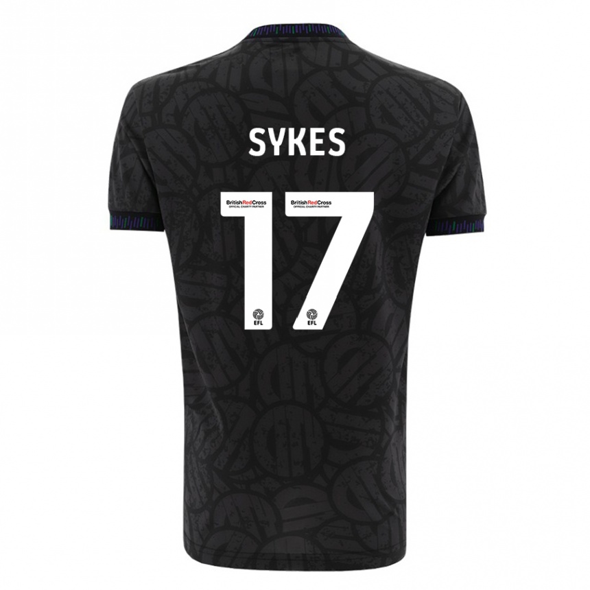 Mujer Fútbol Camiseta Mark Sykes #17 Negro 2ª Equipación 2023/24 México