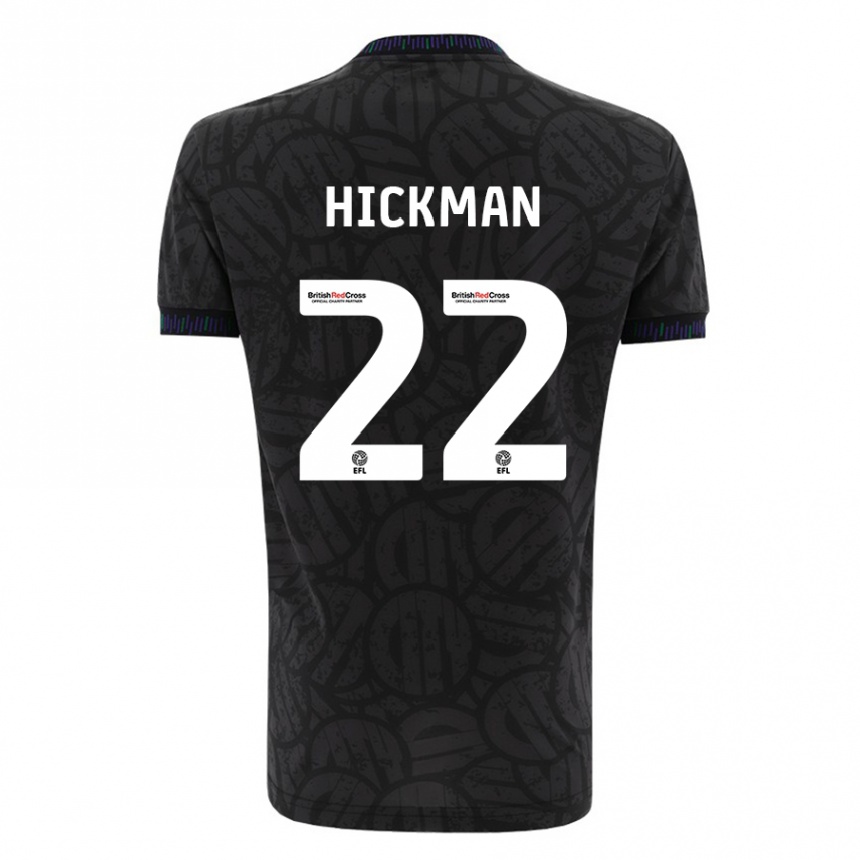 Mujer Fútbol Camiseta Taylor Gardner-Hickman #22 Negro 2ª Equipación 2023/24 México
