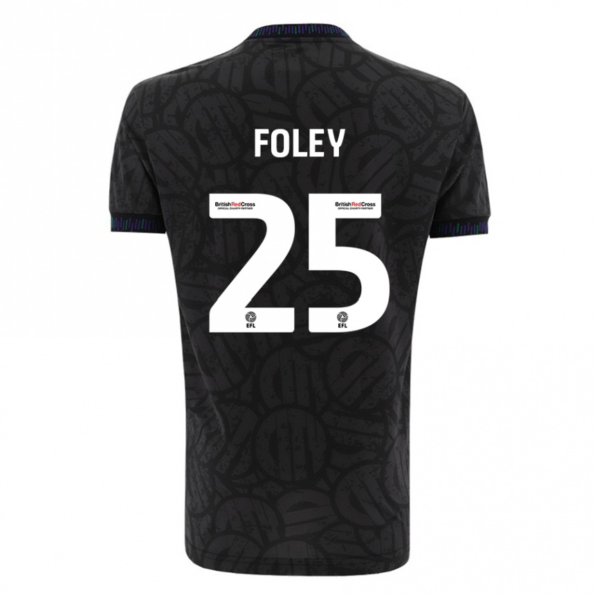 Mujer Fútbol Camiseta Erin Foley #25 Negro 2ª Equipación 2023/24 México