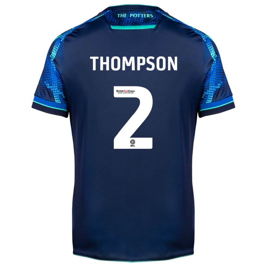 Mujer Fútbol Camiseta Sophie Thompson #2 Armada 2ª Equipación 2023/24 México