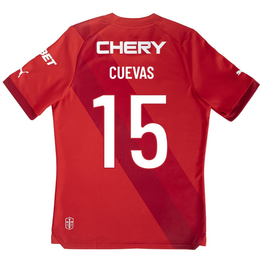 Mujer Fútbol Camiseta Cristian Cuevas #15 Rojo 2ª Equipación 2023/24 México