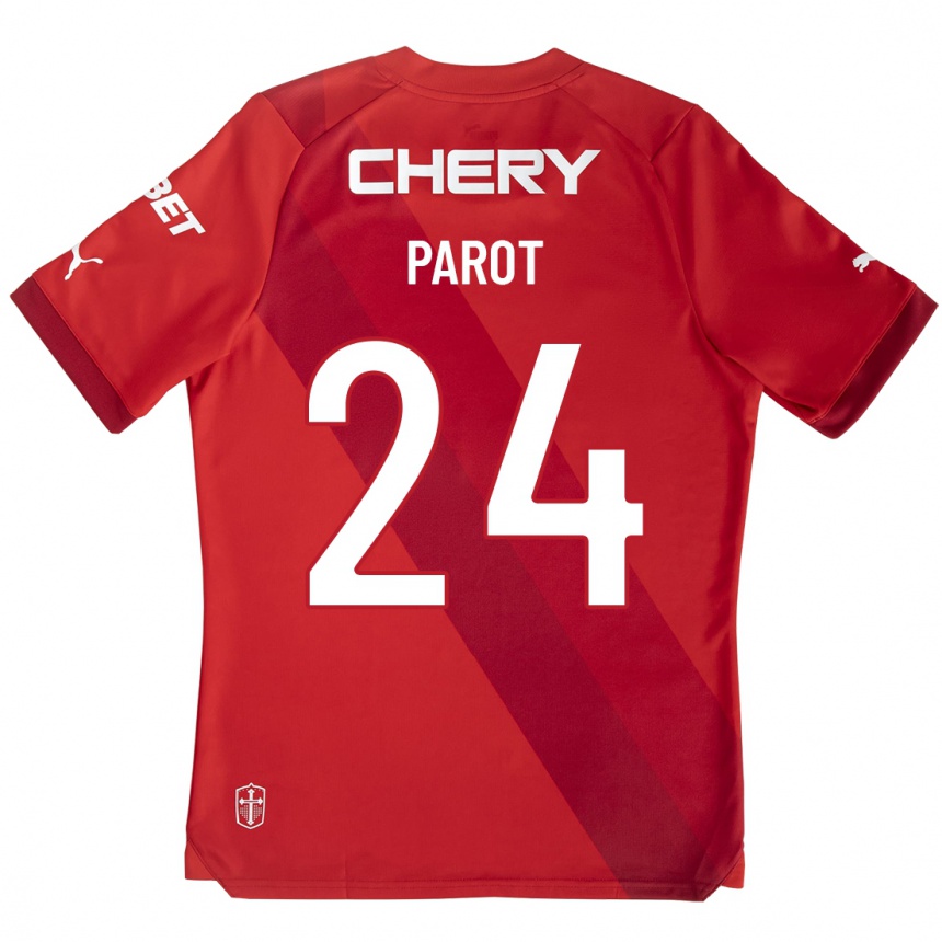 Mujer Fútbol Camiseta Alfonso Parot #24 Rojo 2ª Equipación 2023/24 México