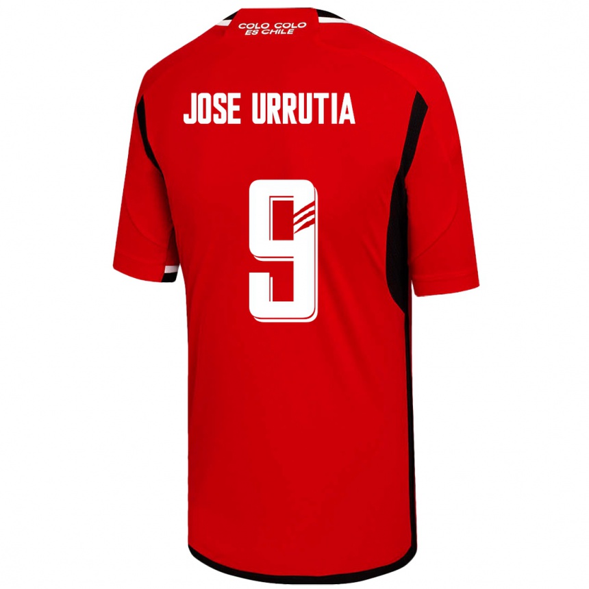 Mujer Fútbol Camiseta María José Urrutia #9 Rojo 2ª Equipación 2023/24 México