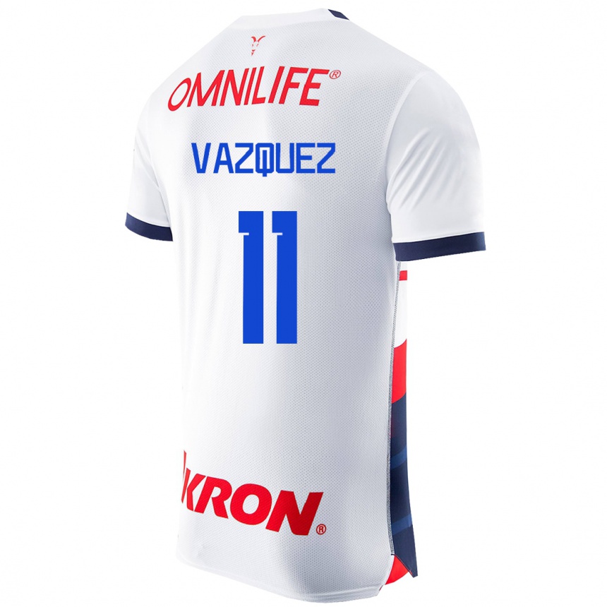 Mujer Fútbol Camiseta Anette Vázquez #11 Blanco 2ª Equipación 2023/24 México