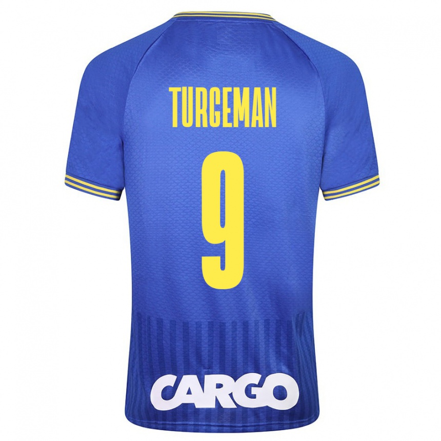 Mujer Fútbol Camiseta Dor Turgeman #9 Azul 2ª Equipación 2023/24 México