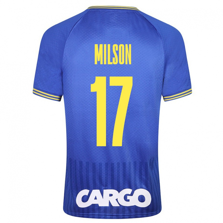 Mujer Fútbol Camiseta Milson #17 Azul 2ª Equipación 2023/24 México