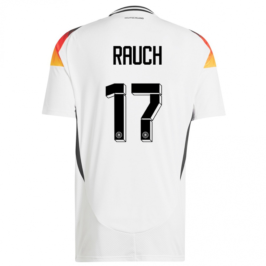 Niño Fútbol Camiseta Alemania Felicitas Rauch #17 Blanco 1ª Equipación 24-26 México