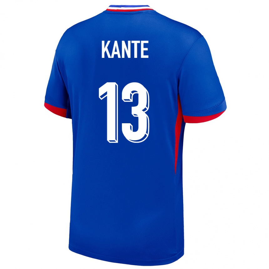 Niño Fútbol Camiseta Francia N Golo Kante #13 Azul 1ª Equipación 24-26 México